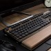 Azio Luxury Vintage Keyboard. Винтажная клавиатура с подсветкой и натуральной кожей 8